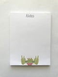 Little Cactus Notepad, 50 Sheets, 4.2"x5.5" Notepad