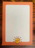 Sunshiny Day Notepad, 50 Sheets, 5"x6.5" Notepad
