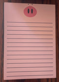 Pink Piggy Notepad, 5"x7", 50 Sheets