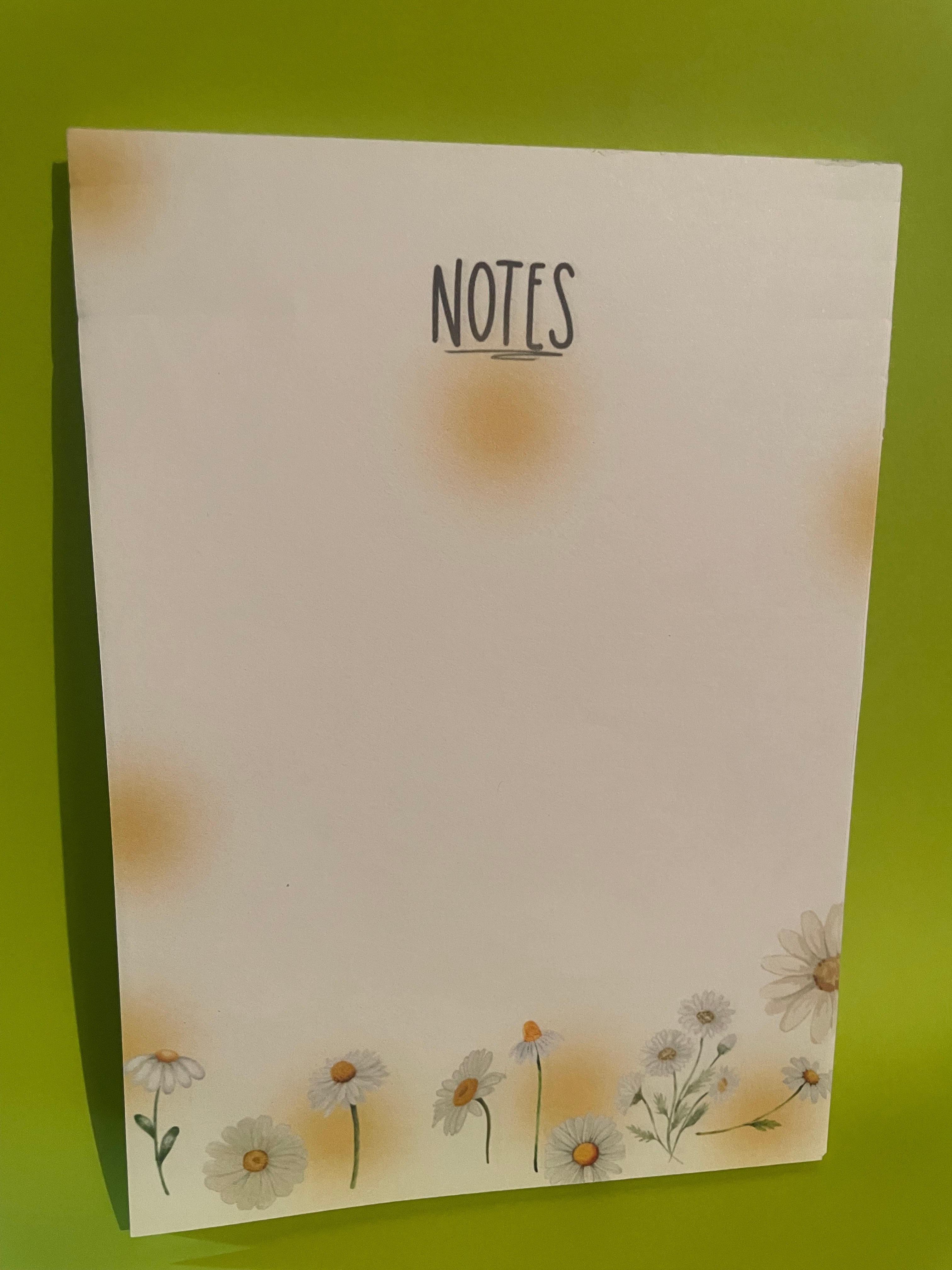 Whoopsie Daisy Notepad, 50 Sheets, 5"x6.5" Notepad