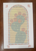 Mexican Folk Art Cactus Notepad, 50 Sheets, 5"x8.5" Notepad